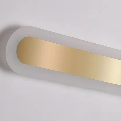 Geometric Gold LED Flush Ceiling Light for Living Room  Image - 17