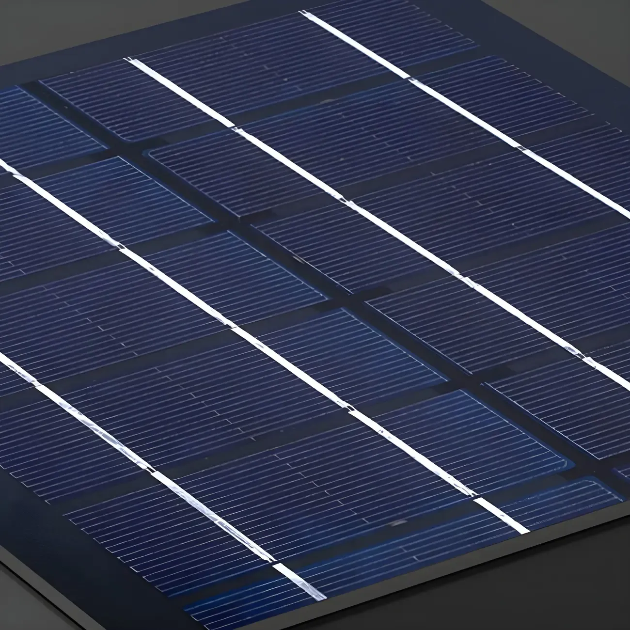 3 Color Light Outdoor Solar Table Lamp with Geometric Design Image - 11