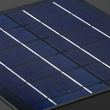 3 Color Light Outdoor Solar Table Lamp with Geometric Design Image - 11