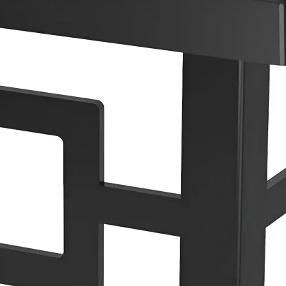 3 Color Light Outdoor Solar Table Lamp with Geometric Design Image - 12