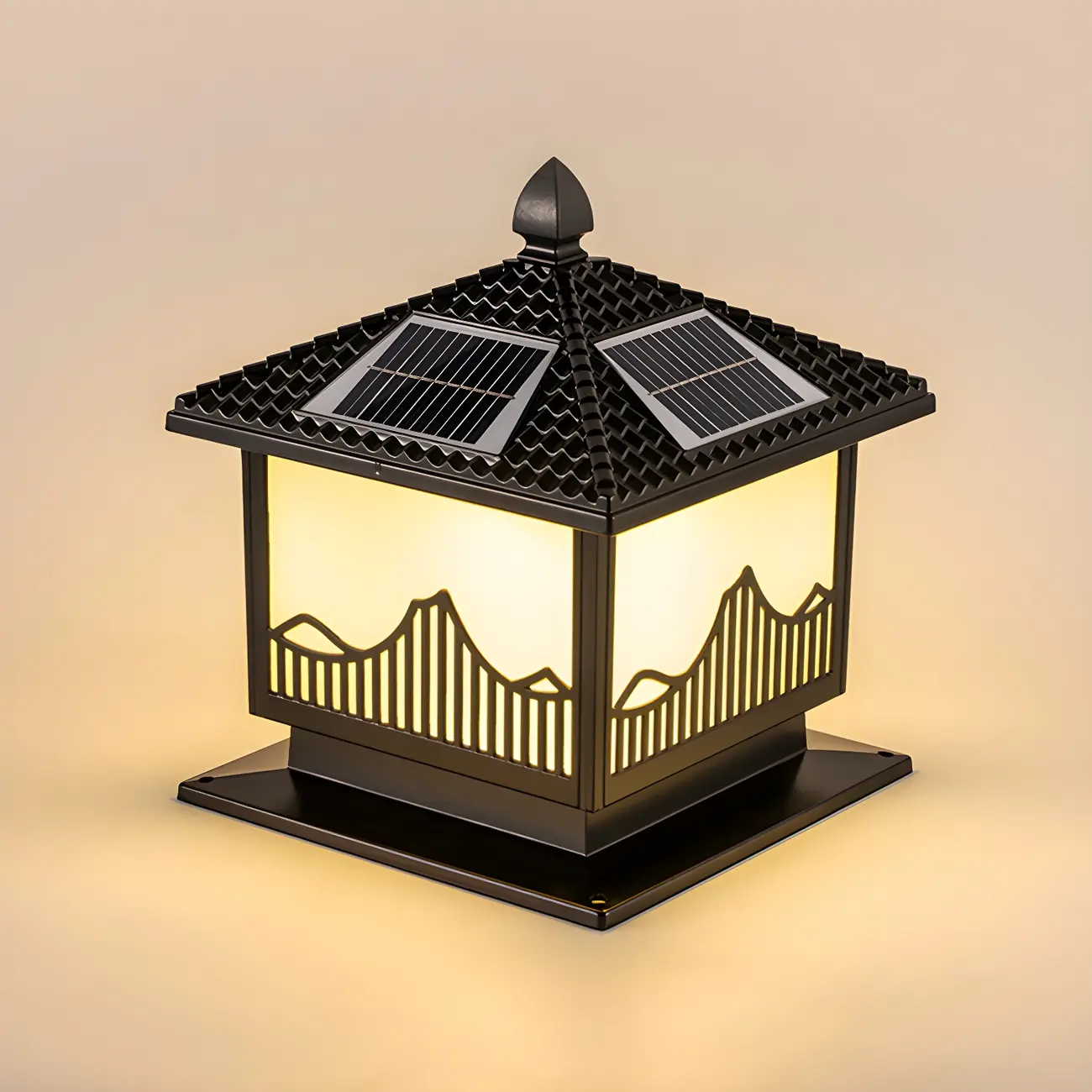 Vintage LED Solar Table Lamp with Color-Changing Design Image - 2 | homeyfad