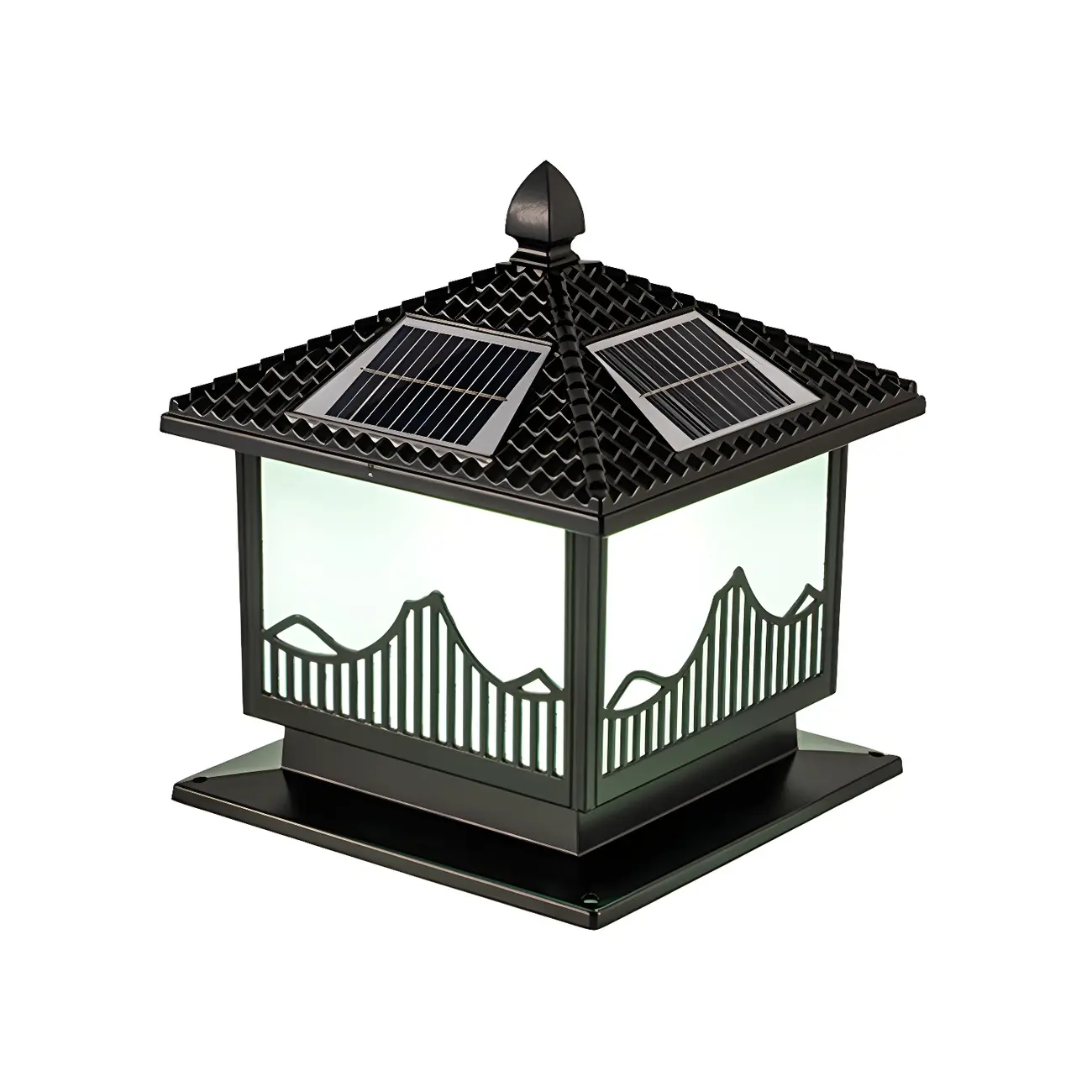 Vintage LED Solar Table Lamp with Color-Changing Design Image - 7 | homeyfad