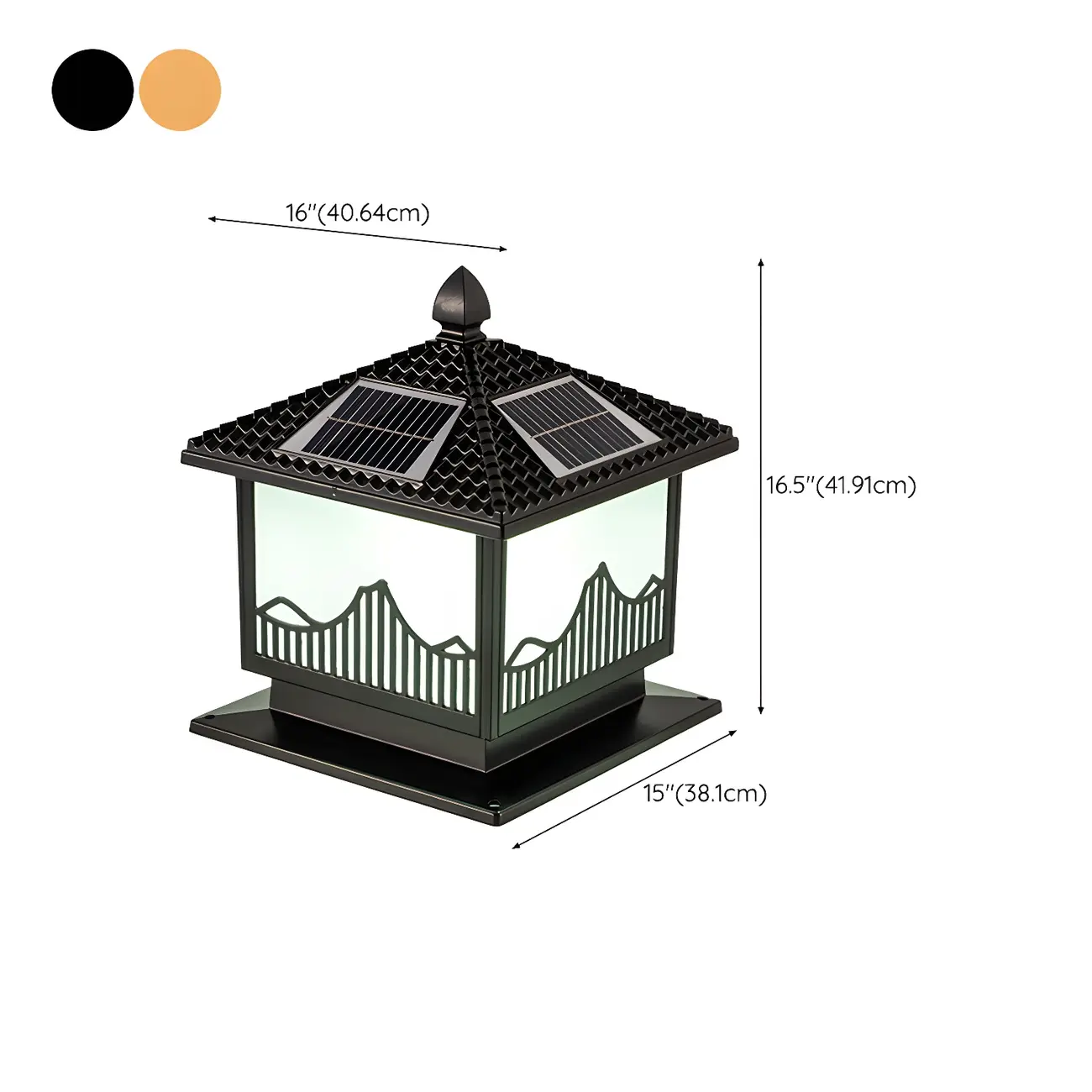 Vintage LED Solar Table Lamp with Color-Changing Design Image - 15 | homeyfad