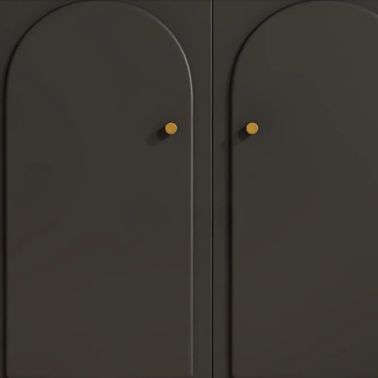 Stylish Black Wooden Combo Dresser with Drawers and Cabinet Image - 10 | homeyfad