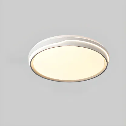 Dimmable LED Flush Ceiling Light for Living Room With Shade Image - 6