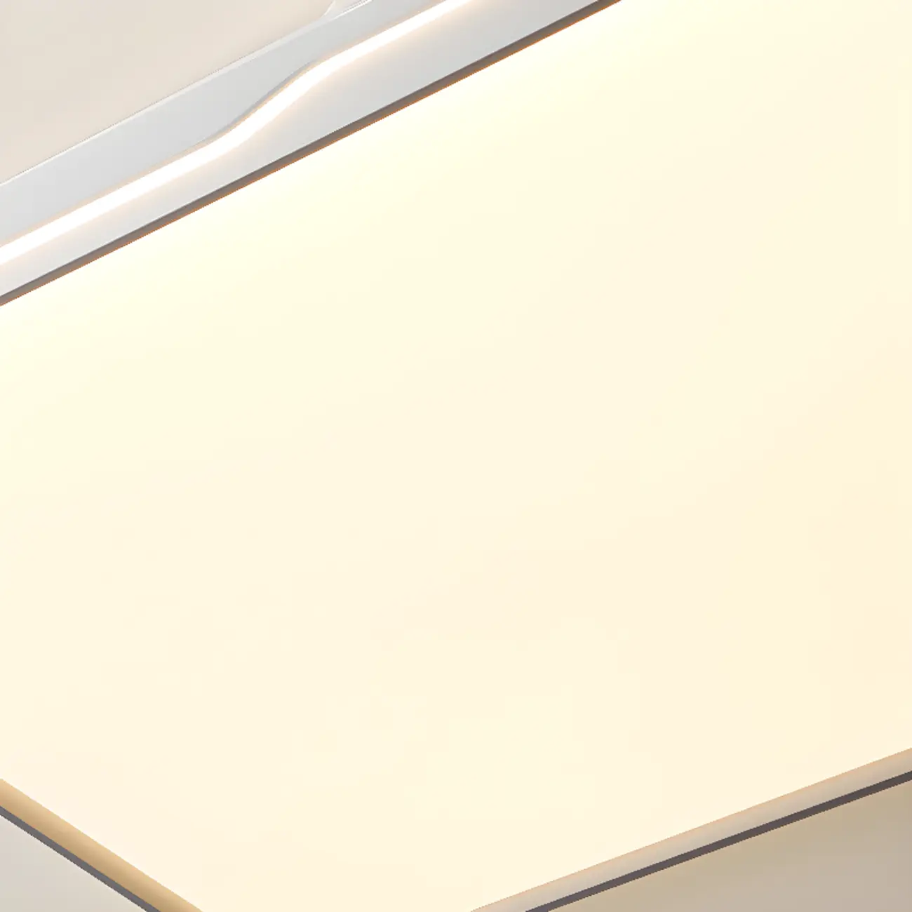 Dimmable LED Flush Ceiling Light for Living Room With Shade Image - 13 | homeyfad