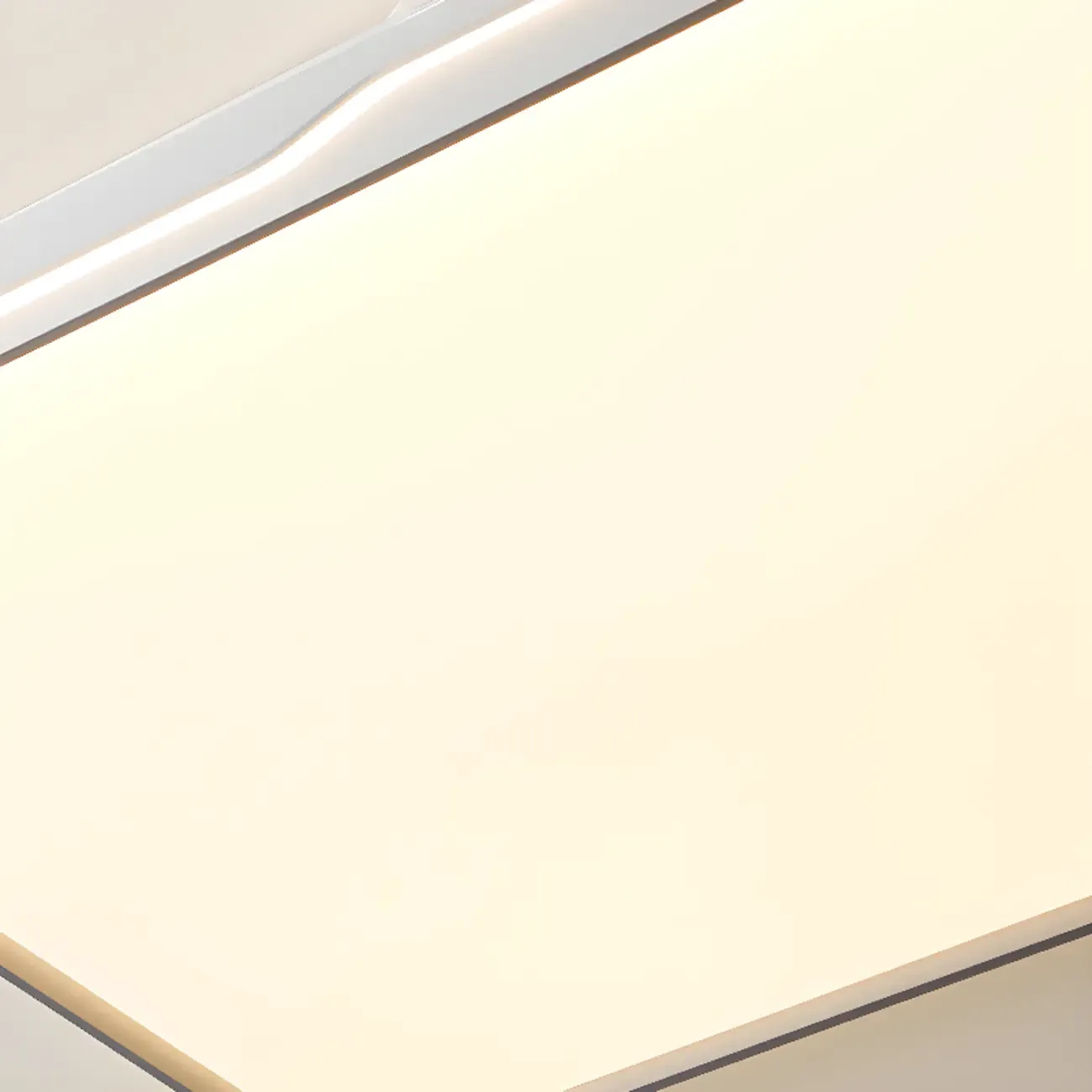 Dimmable LED Flush Ceiling Light for Living Room With Shade Image - 13