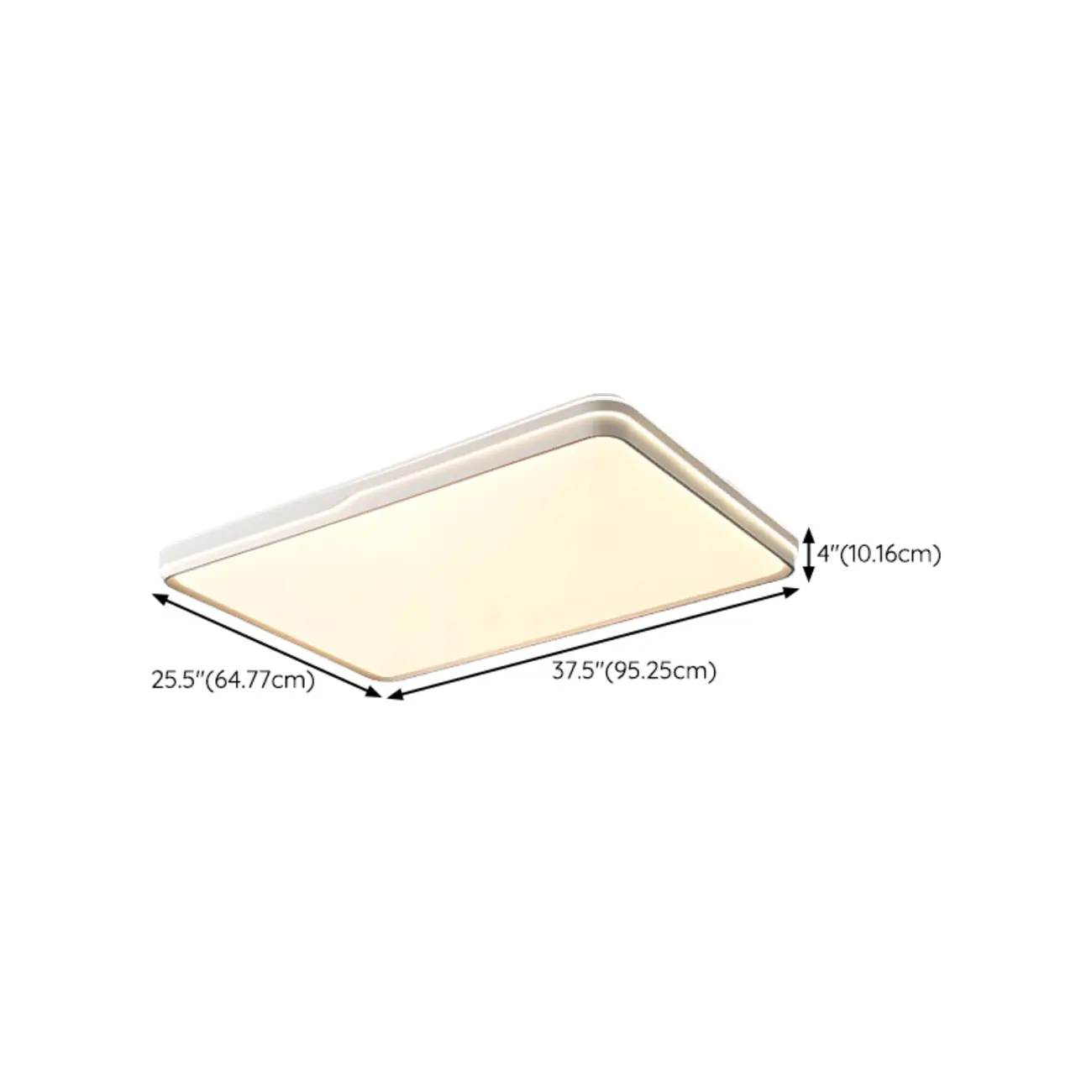 Dimmable LED Flush Ceiling Light for Living Room With Shade Image - 16 | homeyfad