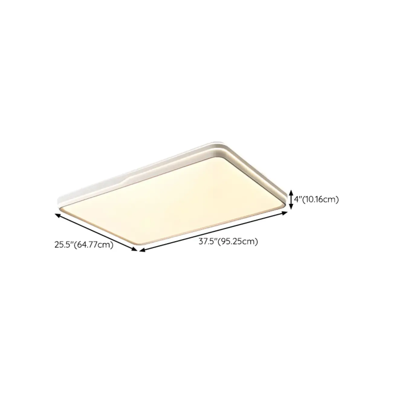 Dimmable LED Flush Ceiling Light for Living Room With Shade Image - 16