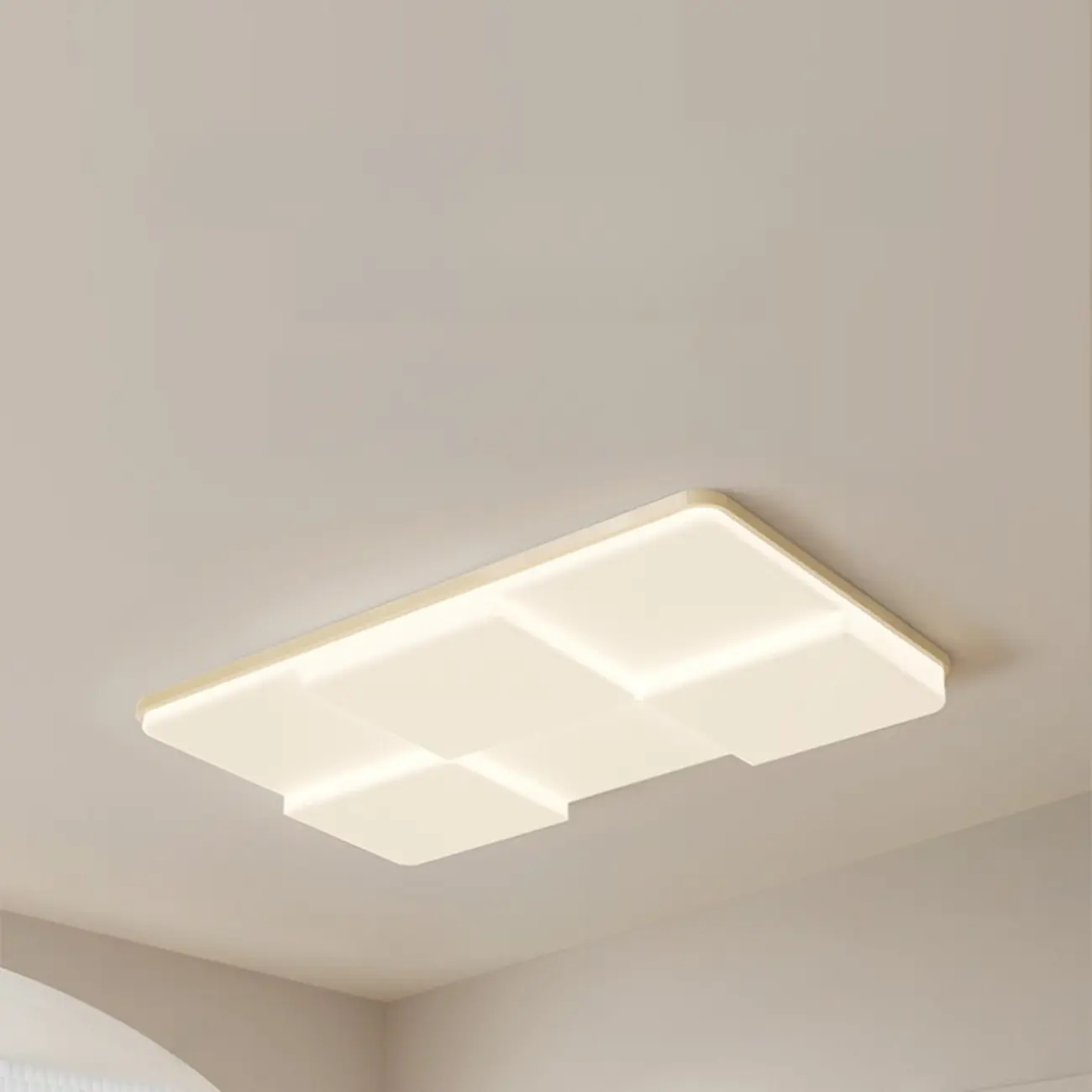 Acrylic LED Flush Mount Ceiling Light for Residential Use Image - 2 | homeyfad