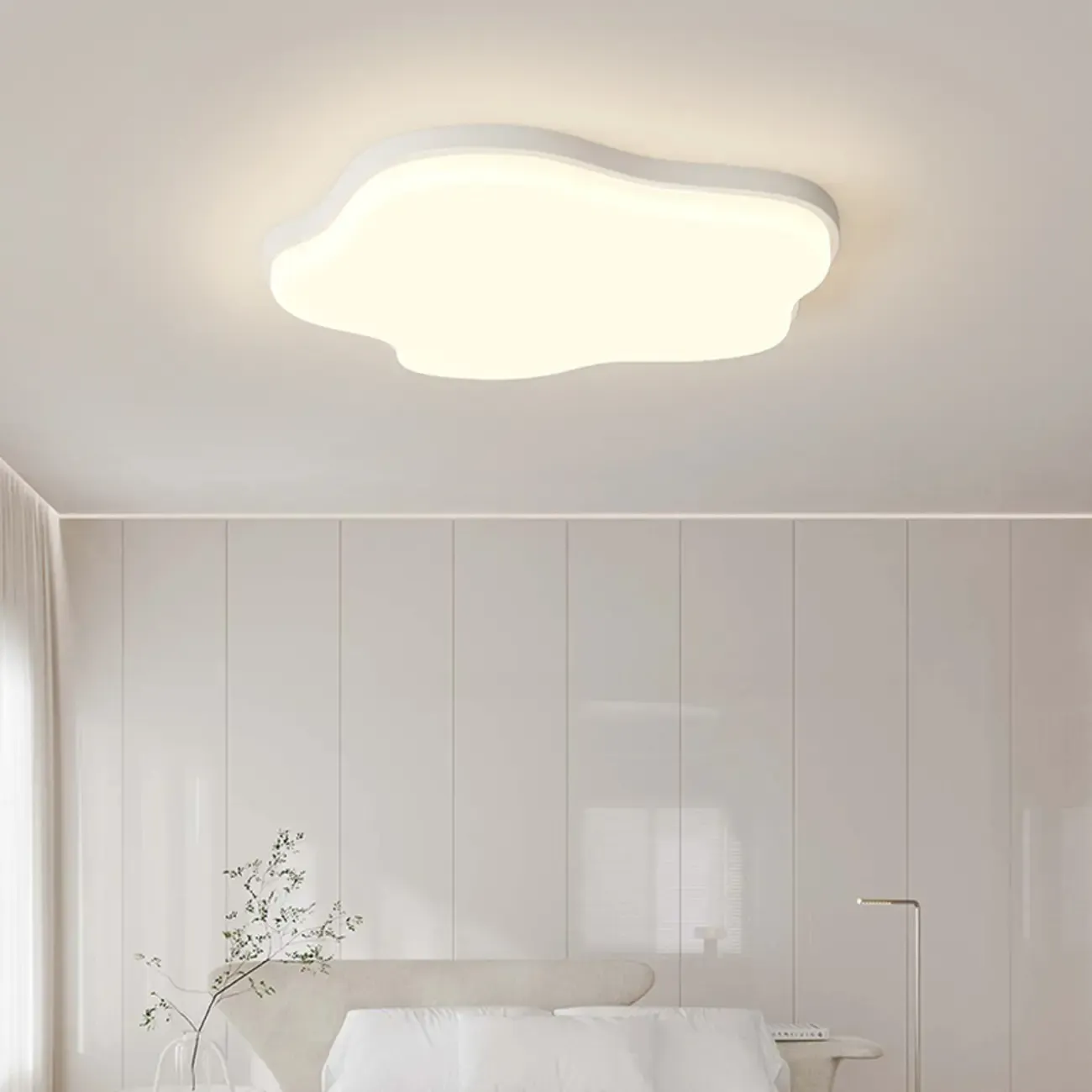 Acrylic LED Flush Mount Ceiling Light for Residential Use Image - 4