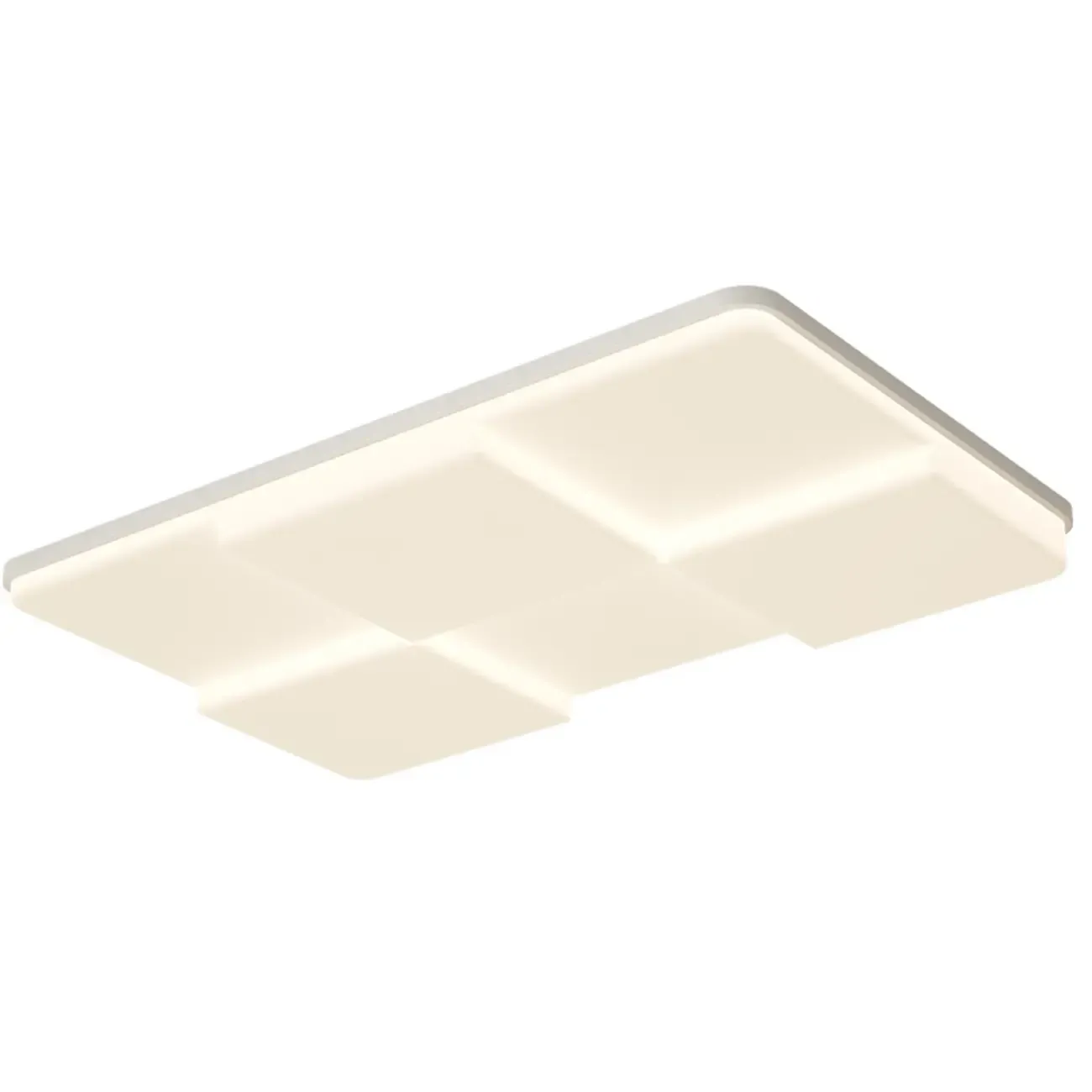 Acrylic LED Flush Mount Ceiling Light for Residential Use Image - 5
