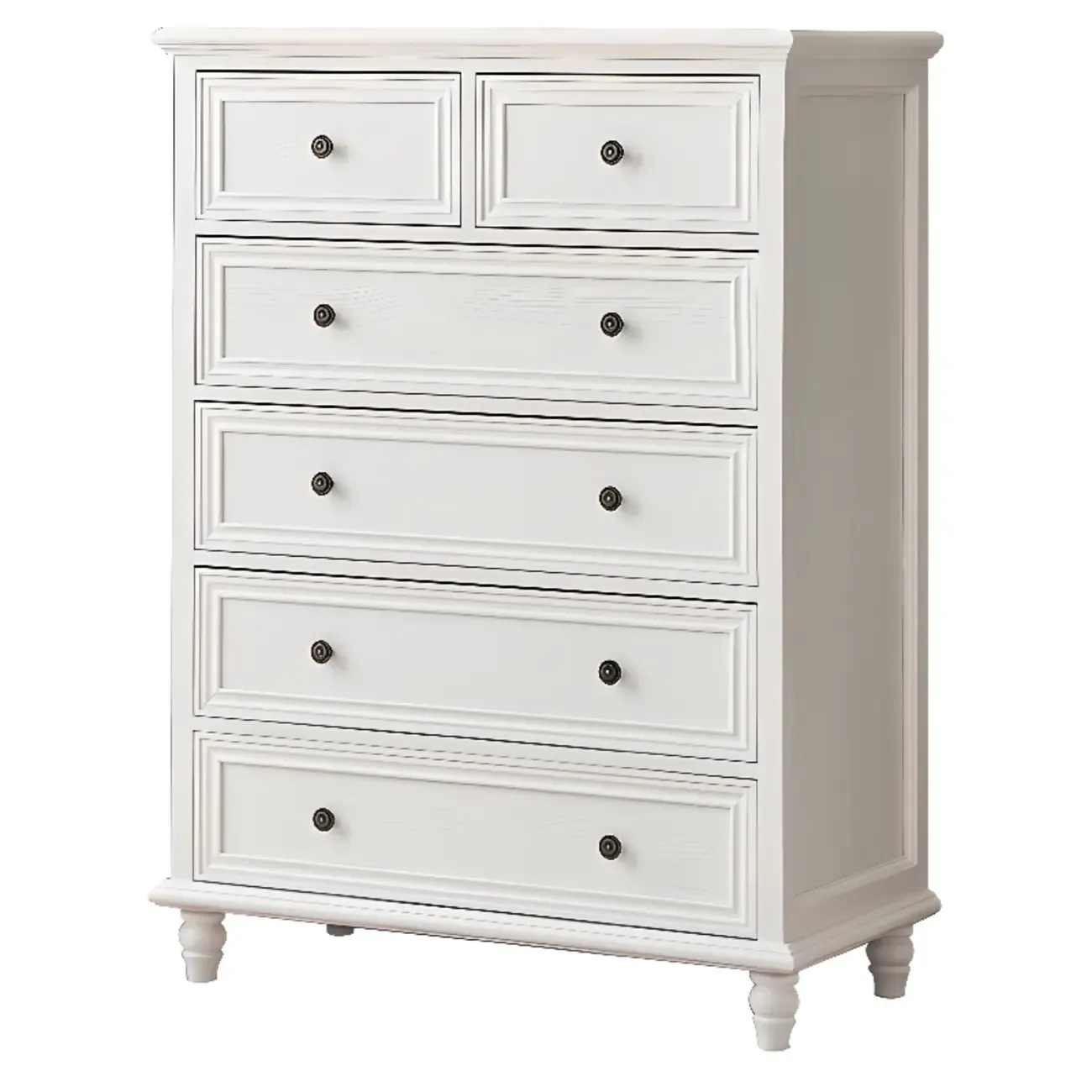 White Wood Traditional Dressers & Chests Image - 7