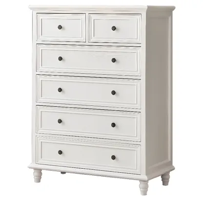 White Wood Traditional Dressers & Chests Image - 7