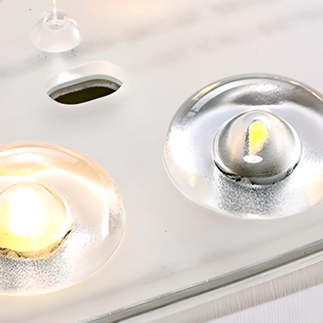 Acrylic LED Flush Mount Ceiling Light for Residential Use Image - 15 | homeyfad