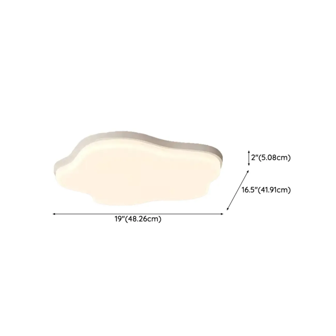 Acrylic LED Flush Mount Ceiling Light for Residential Use Image - 18