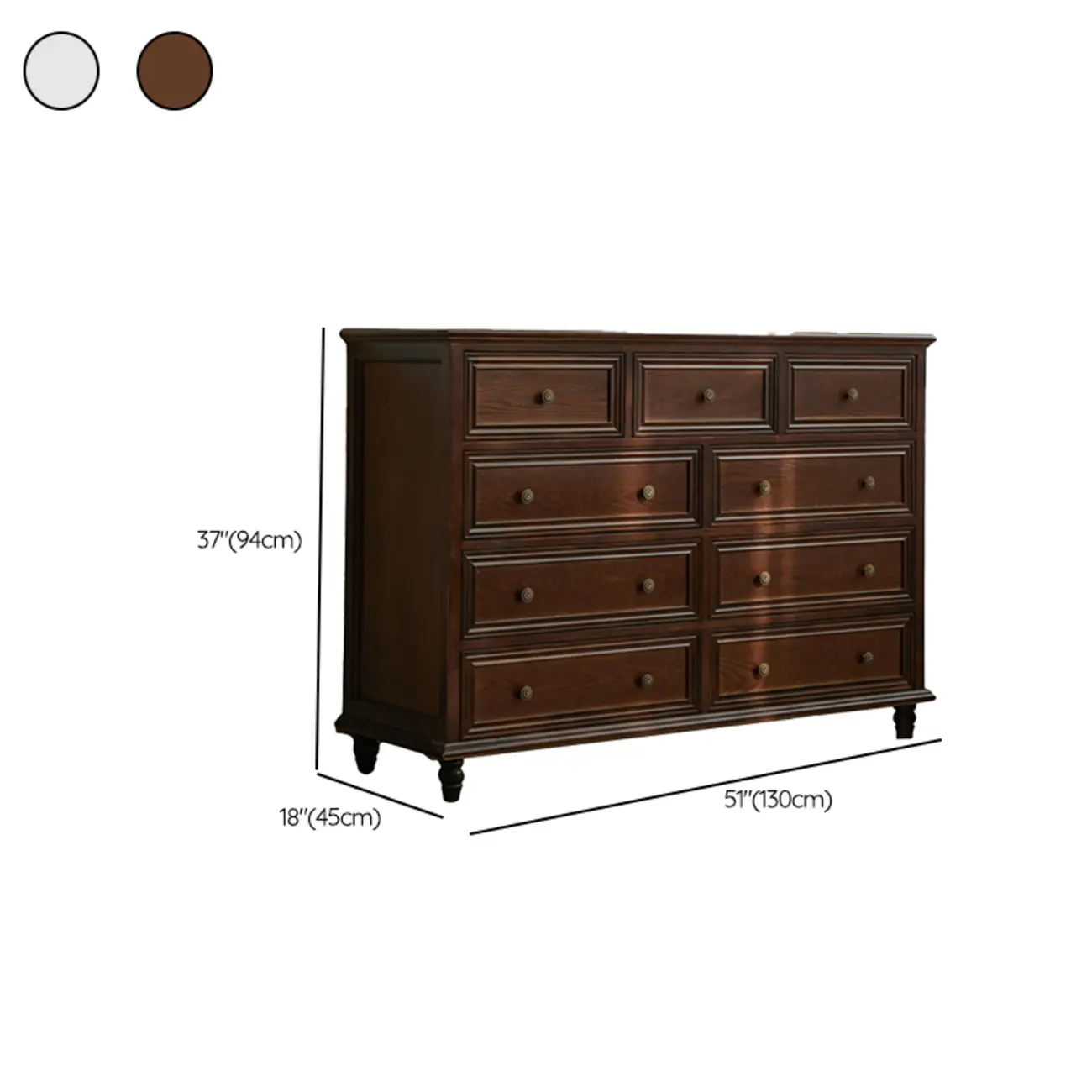White Wood Traditional Dressers & Chests Image - 26 | homeyfad