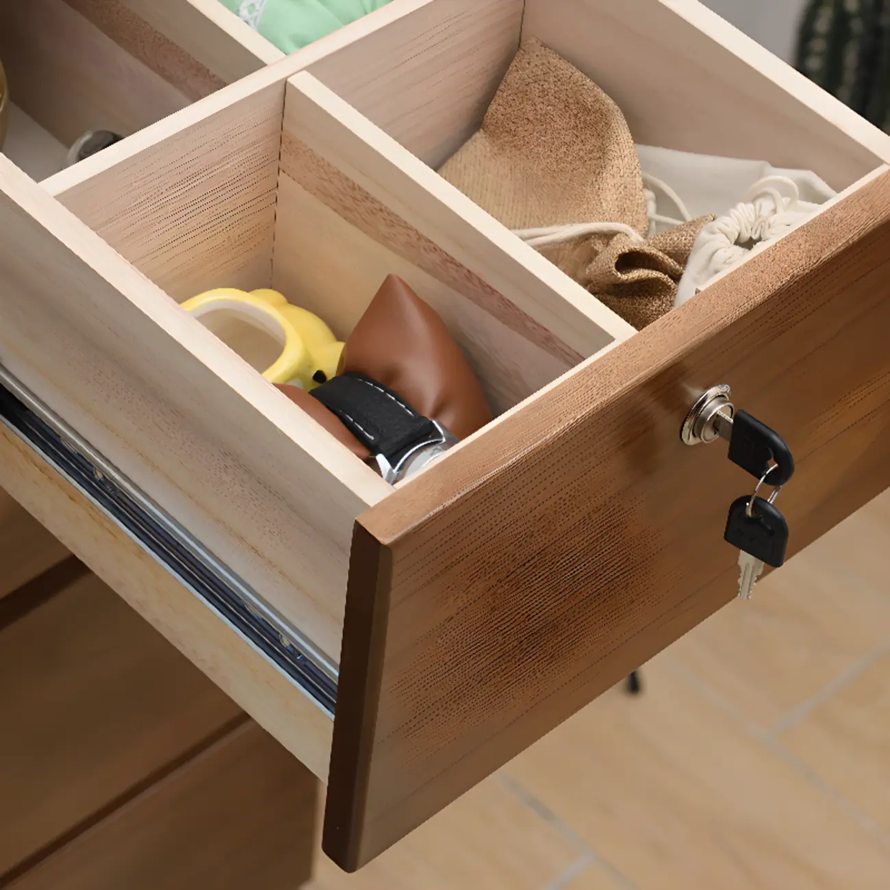 Classic Brown Wooden Dressers with 7-Drawers Image - 15 | homeyfad