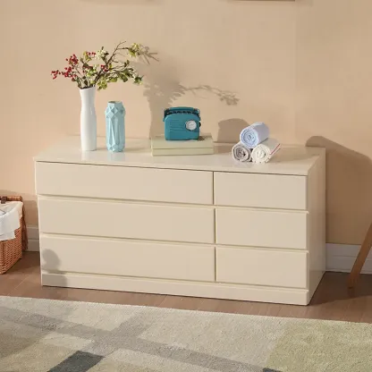 Classic Brown Wooden Dressers with 7-Drawers Image - 25