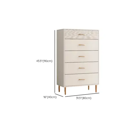 Glam White Lumber Horizontal/Vertical Double Dresser with 8 Drawers/6 Drawers/5 Drawers Sleeping Room #size
