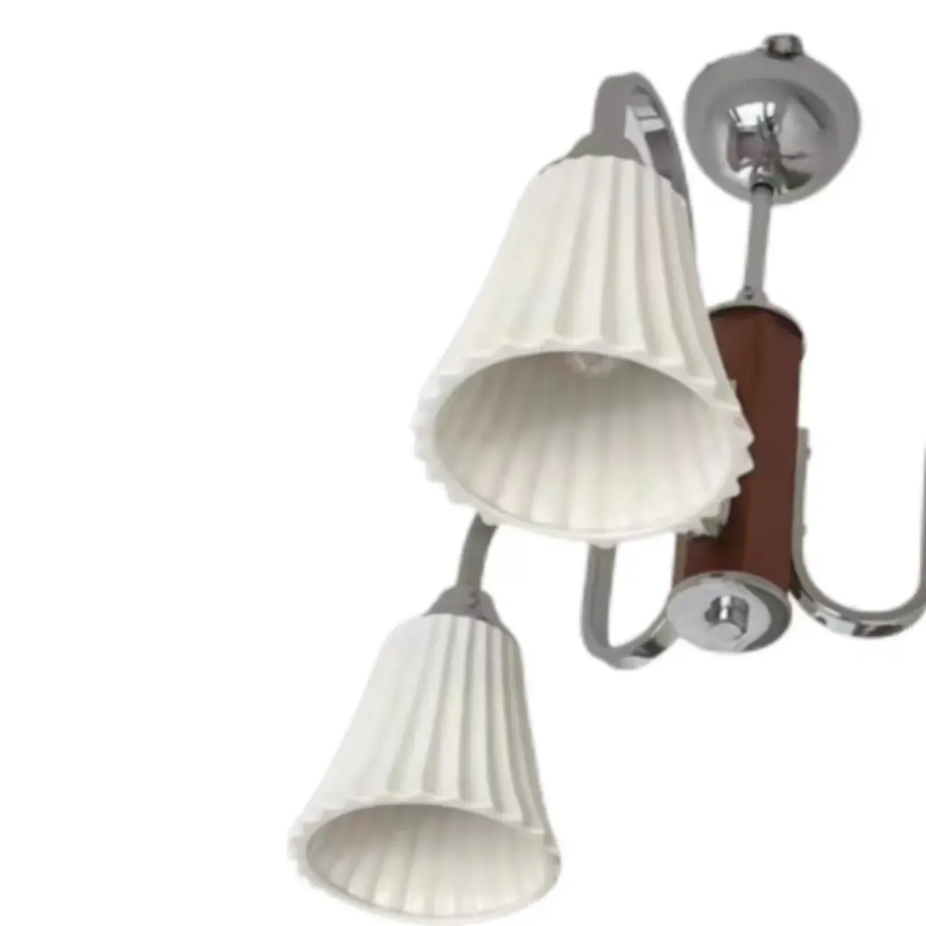 Modern Geometric Ceramic Multi-Light Chandelier Image - 9