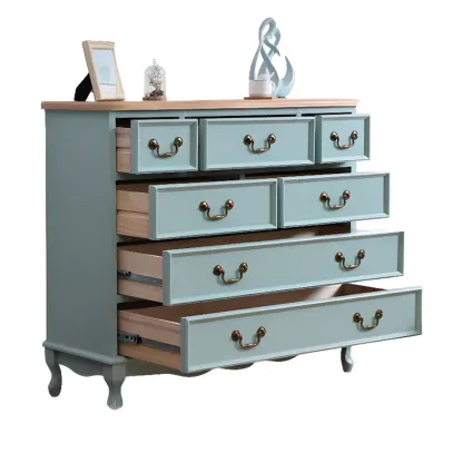Traditional Solid Wood Chests with 7-Drawers for Living Room Image - 22