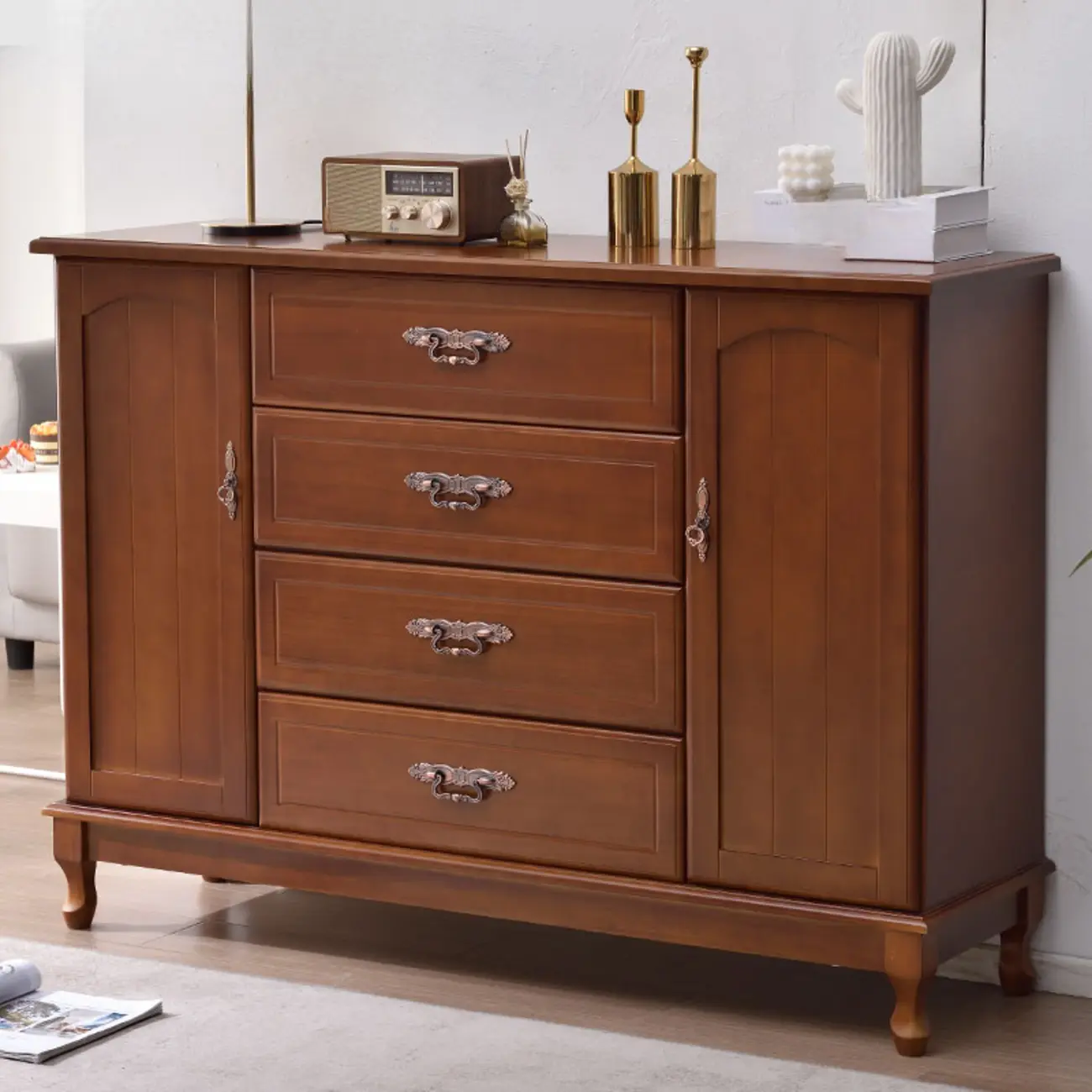 Traditional Solid Wood Chests with 7-Drawers for Living Room Image - 27 | homeyfad