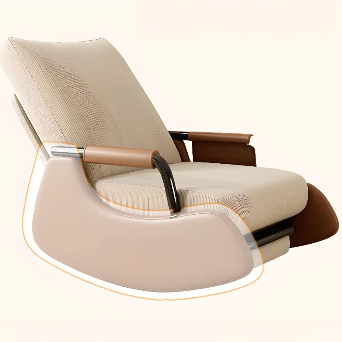 Ergonomic Recliner Chair with Adjustable Backrest for Living Room Image - 3