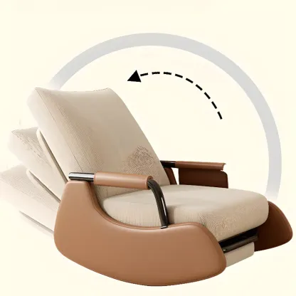Ergonomic Recliner Chair with Adjustable Backrest for Living Room Image - 8