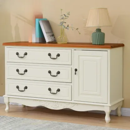 Traditional Solid Wood Chests with 7-Drawers for Living Room Image - 41