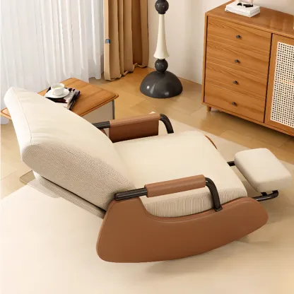 Ergonomic Recliner Chair with Adjustable Backrest for Living Room Image - 14
