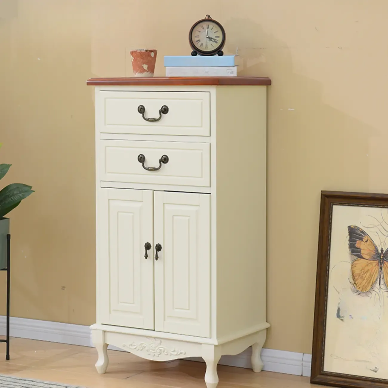 Traditional Solid Wood Chests with 7-Drawers for Living Room Image - 50