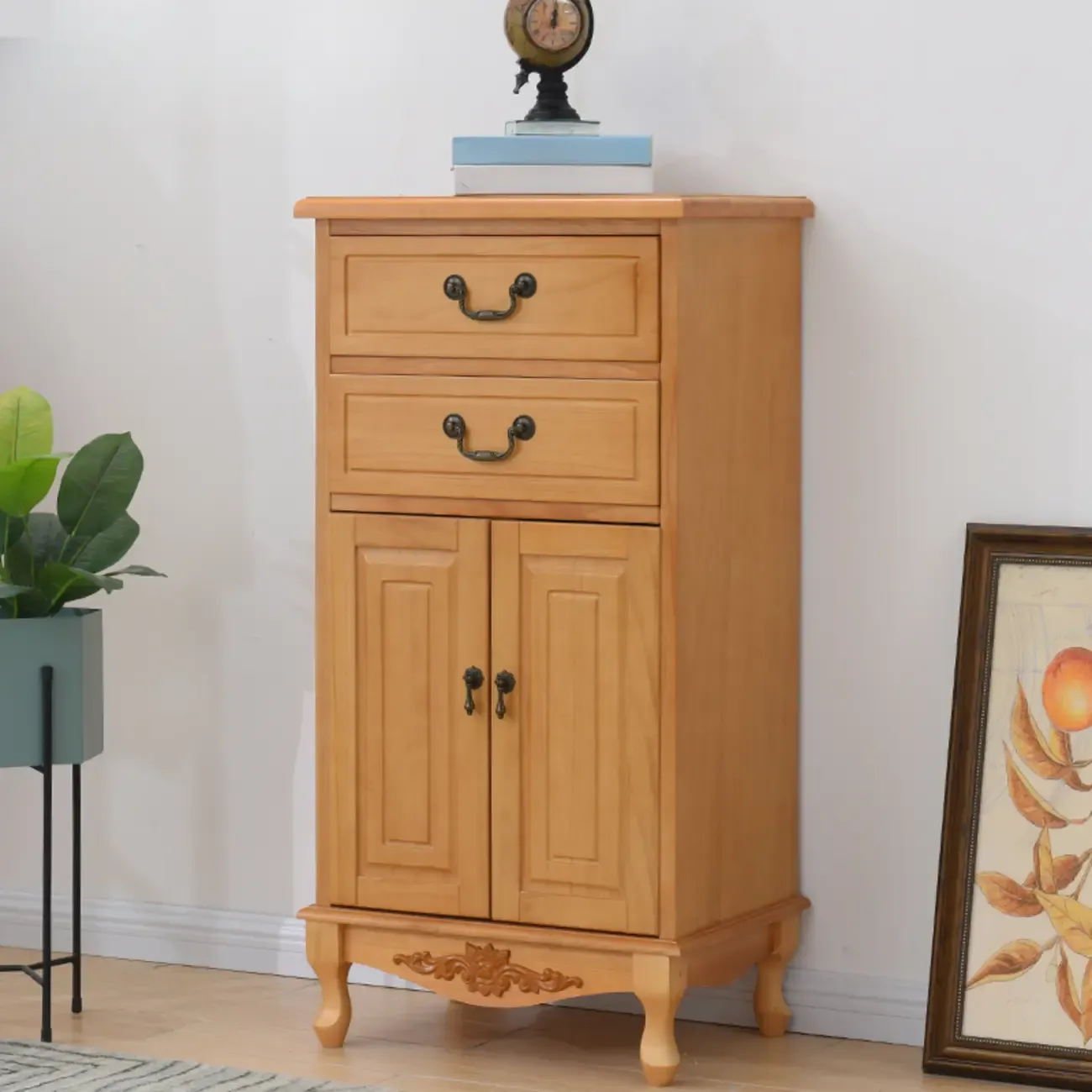 Traditional Solid Wood Chests with 7-Drawers for Living Room Image - 51