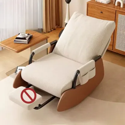 Ergonomic Recliner Chair with Adjustable Backrest for Living Room Image - 18