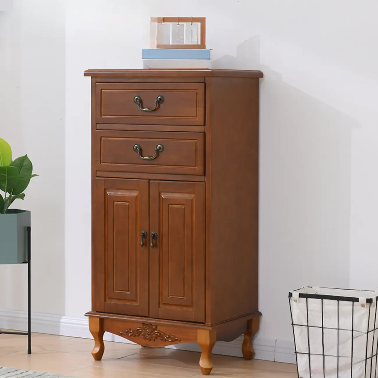 Traditional Solid Wood Chests with 7-Drawers for Living Room Image - 52