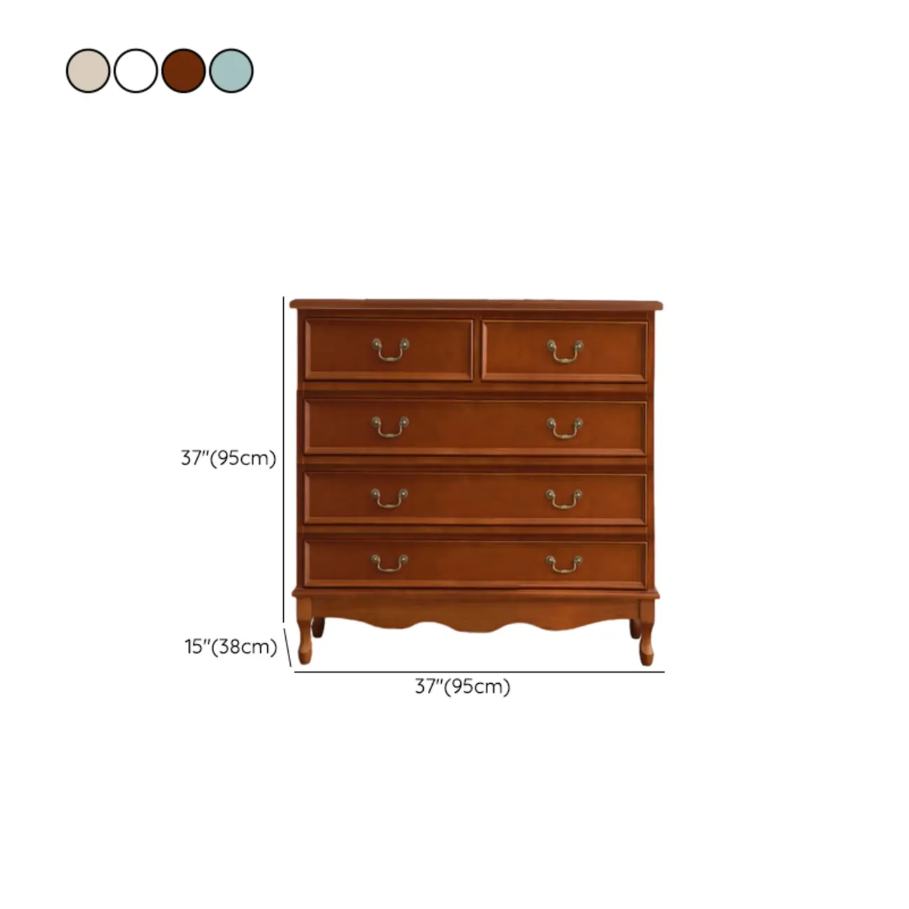 Traditional Solid Wood Chests with 7-Drawers for Living Room Image - 59 | homeyfad