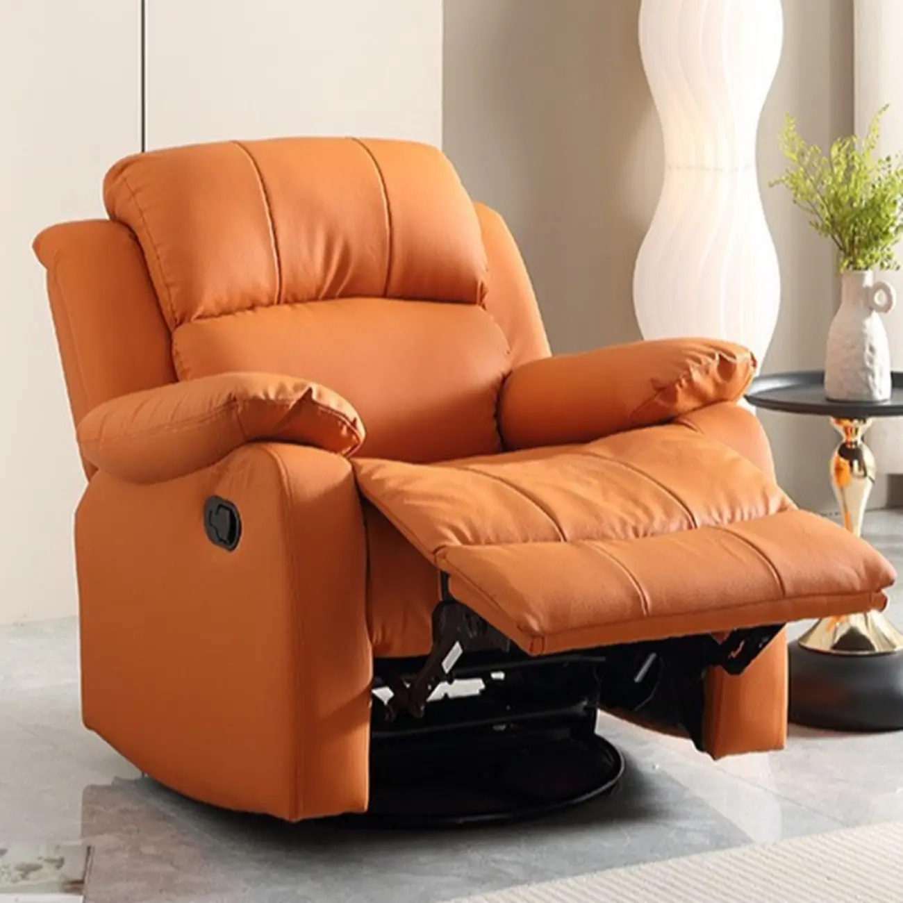 Adjustable Swivel Rocker Recliner Chair for Living Room Image - 2 | homeyfad