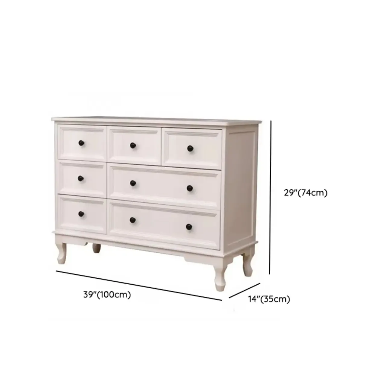 Art Deco Lumber Vertical/Horizontal Lingerie Chest/Console Dresser with 9 Drawers/5 Drawers/7 Drawers Sleeping Room Image - 25