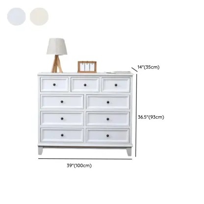 Art Deco Lumber Vertical/Horizontal Lingerie Chest/Console Dresser with 9 Drawers/5 Drawers/7 Drawers Sleeping Room Image - 26