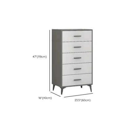 Modern Dove Grey Reclaimed Wood Console Dresser/Bachelor Chest/Lingerie Chest 3 Tiers/4 Tiers/5 Tiers Image - 14