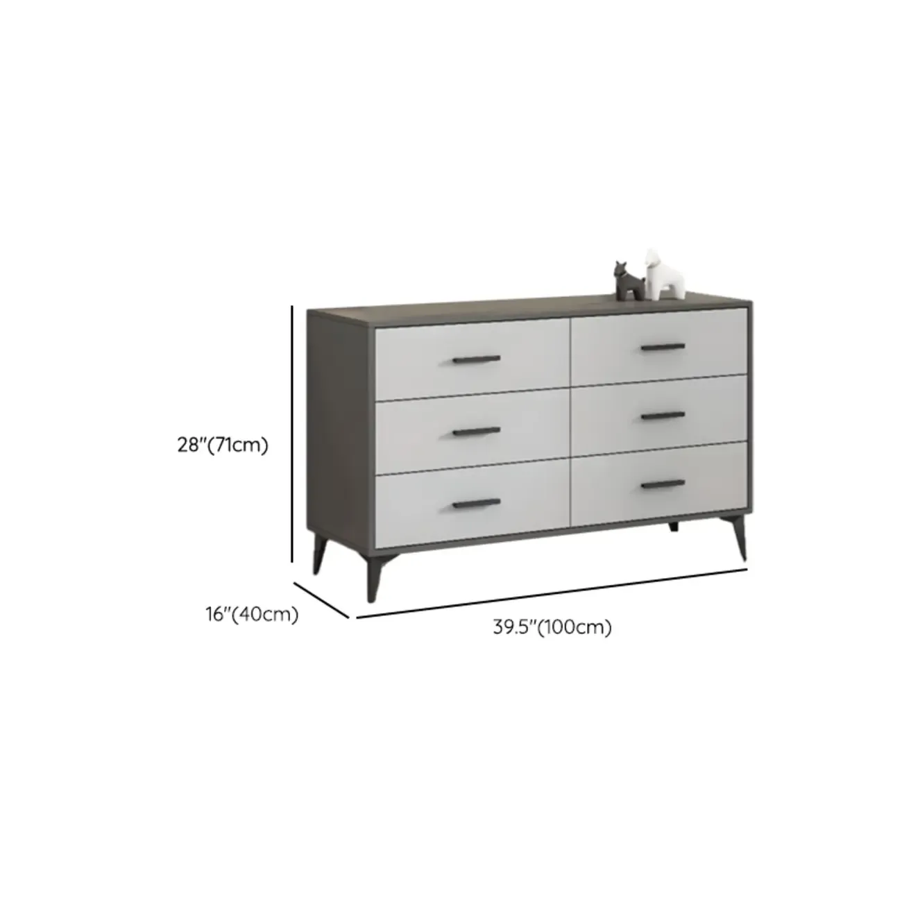 Modern Dove Grey Reclaimed Wood Console Dresser/Bachelor Chest/Lingerie Chest 3 Tiers/4 Tiers/5 Tiers Image - 16