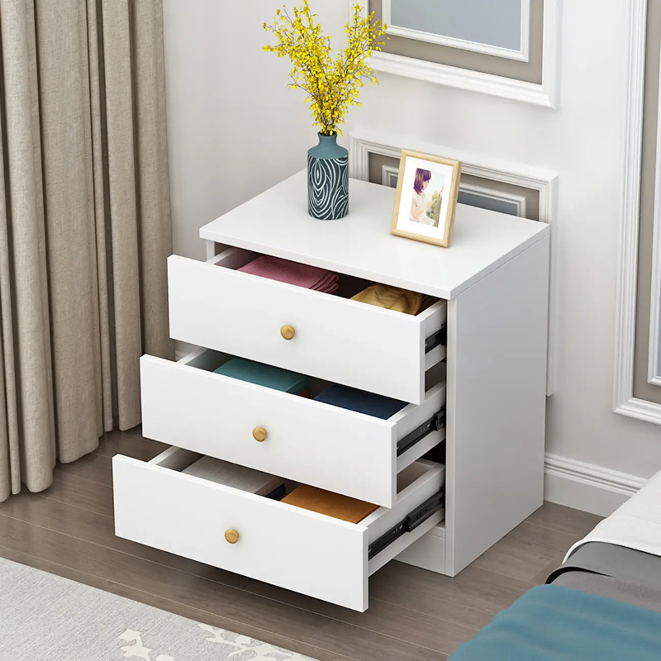 6 Tiers/5 Tiers/4 Tiers Modern Manufactured Wood Semainier/Bachelor Chest Image - 2 | homeyfad