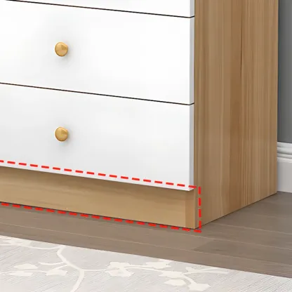 6 Tiers/5 Tiers/4 Tiers Modern Manufactured Wood Semainier/Bachelor Chest Image - 13