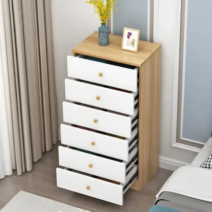 6 Tiers/5 Tiers/4 Tiers Modern Manufactured Wood Semainier/Bachelor Chest Image - 15