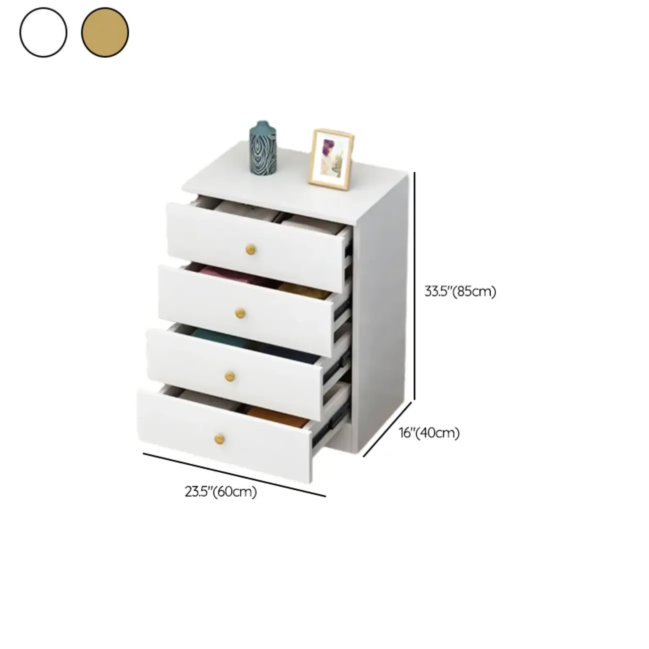 6 Tiers/5 Tiers/4 Tiers Modern Manufactured Wood Semainier/Bachelor Chest Image - 26