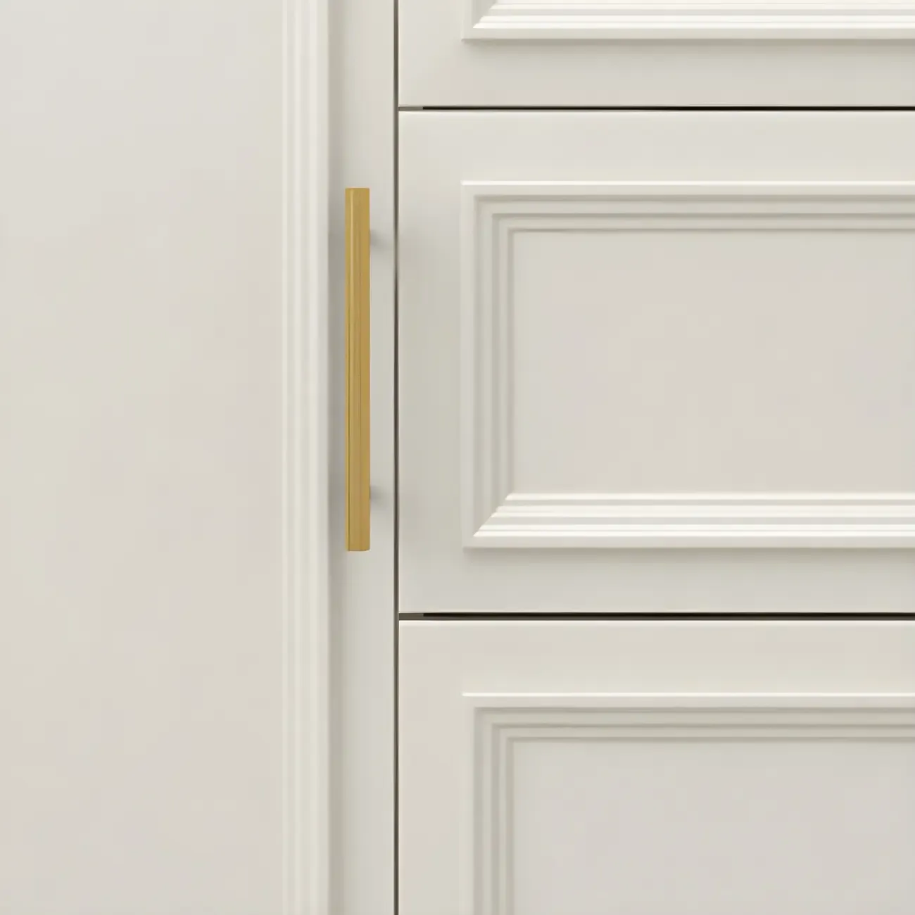 Contemporary Wooden Sideboard with 3 Drawers in White  Image - 13