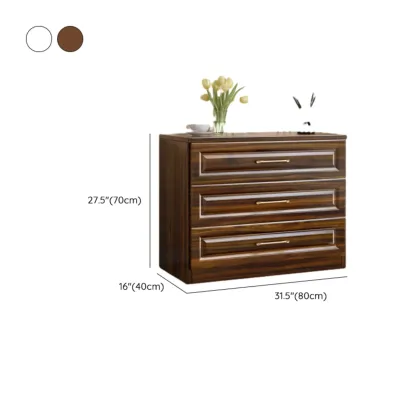 Horizontal/Vertical Console Dresser/Bachelor Chest in Wood for Sleeping Quarters with 8 Drawers/4 Drawers/3 Drawers in a Modern Simple Style Image - 21