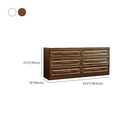 Horizontal/Vertical Console Dresser/Bachelor Chest in Wood for Sleeping Quarters with 8 Drawers/4 Drawers/3 Drawers in a Modern Simple Style Image - 23