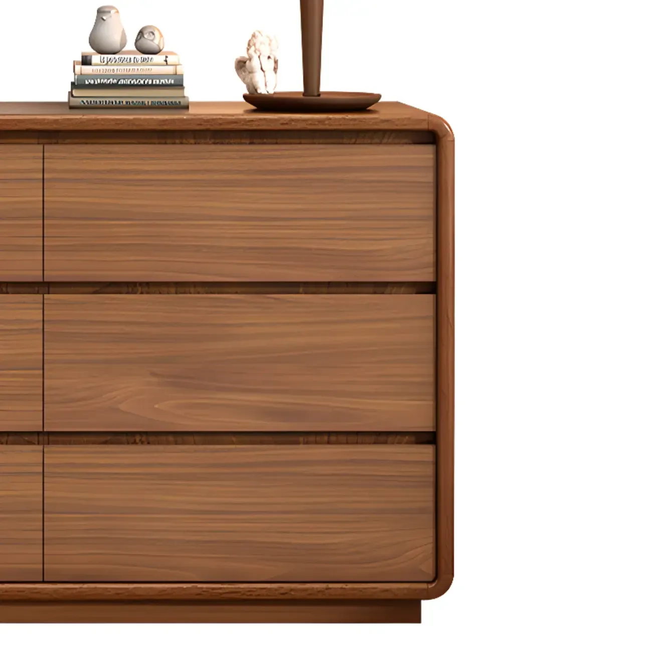Modern Wood Dressers & Chests in Brown Finish Image - 12