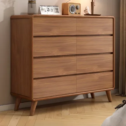 Modern Wood Dressers & Chests in Brown Finish Image - 16
